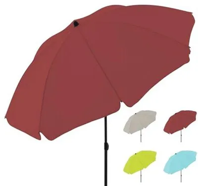 Produktbild von Sonnenschirm rund UV-Schutz - höhenverstellbar für Balkon und Terrasse
