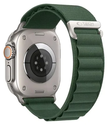 Obrázek produktu pro Tech-Protect Nylon Pro pro Apple Watch 8 / 9 / 10 / 11 / 12 / SE / Ultra, 44 / 45 / 46 / 49 mm, barva: vojenská zelená