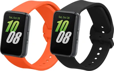 Produktbild von kwmobile 2x Sportarmband kompatibel mit Samsung Galaxy Fit 3 Armband - Fitnesstracker Band Set aus TPU Silikon
