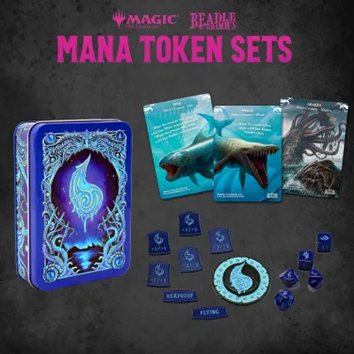 Immagine prodotto di Zestaw kostek i tokenów Niebieskiej Many do Magic: The Gathering Beadle & Grimm's