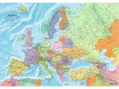 Produktbild von Europa politisch, Poster 1:6 000 000 Plano in Rolle