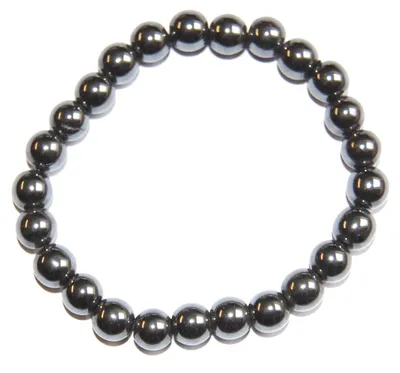 Produktbild von Edelstein-Kugelarmband Hämatit, Kugel-Ø 6 mm