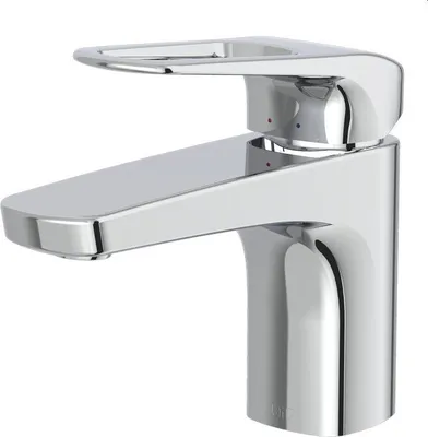 Produktbild von Lenz INOA Waschtischarmatur Chrom mit ComfortZone 100 mm, schwenkbare Mischdüse, Push-to-Open Ventil, Hochdruck, 46011102