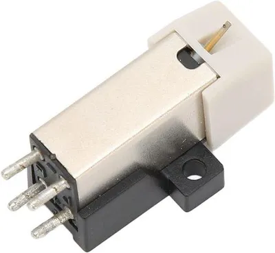 Produktbild von Famanu Ersatznadel für Plattenspieler - Hochwertige Vinylwiedergabe - 3 x 1,2 cm
