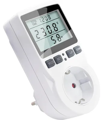 Obrázek produktu pro Měřič spotřeby energie, měřič spotřeby elektřiny, LCD displej, 3680 W