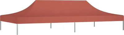 Obrázok produktu pre vidaXL Strecha párty stanu 6x3 m terakotovo červená 270 g/m²