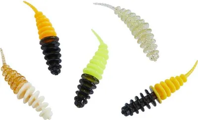 Produktbild von Balzer Trout Collector Forellenwürmer Mix 1 Käse 7 cm