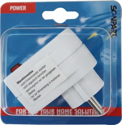 Image de Scanpart 2480500025 E563 Interrupteur Plug And Ra Blanc
