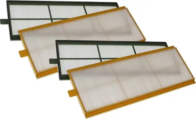 Produktbild von vhbw Filterset kompatibel mit Wernig G90-380, G90-550, G90-500 Lüftungsgerät - Luftfilter G4 / F7 (4 Stück), 50 x 16 x 1 cm, Weiß / Gelb / Grün