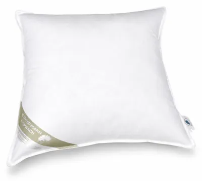Produktbild von FRANCE Kissen Kopfkissen Daunenkissen Polster 65x65   60% Daunen angenehm weich 650 g medium