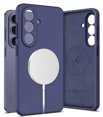 Obrázok produktu pre TECH-PROTECT silikónové puzdro MagSafe pre Galaxy S26, farba: kobaltová fialová (5906302339617)