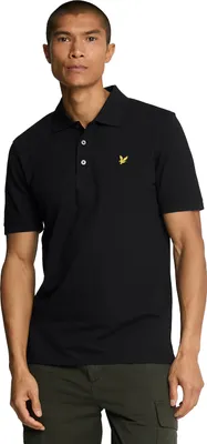 Zdjęcie produktu dla Lyle & Scott Polo Slim Fit Black Unicoloured z logo