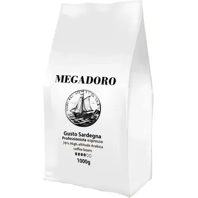 Produktbild von Megadoro PRO Gusto Sardegna Kaffeebohnen 1000g