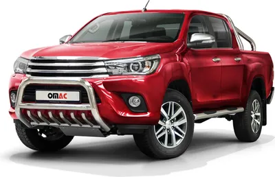 Produktbild von Frontbügel Frontschutzbügel für Toyota Hilux 2015-2022 mit ABE Stahl Silber