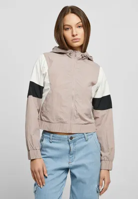 Produktbild von Ladies Short 3-Tone Crinkle Jacket duskrose/whitesand/black 3XL