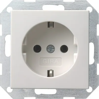 Produktbild von Gira Steckdose Sys55/e2, Event, St55, reinweiß matt, 018827