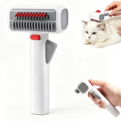 Produktbild von 2-in-1 Pflegekamm für Hunde und Katzen