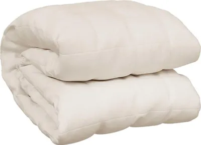 Produktbild von vidaXL Gewichtsdecke Hellcreme 200x200 cm 9 kg Stoff
