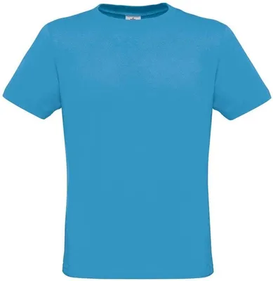 Productafbeelding van B&C Men-Only T-shirt – Comfortabele Stijl voor Mannen - Atol Blauw