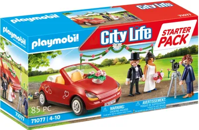 Produktbild von PLAYMOBIL City Life 71077 Starter Pack Hochzeit