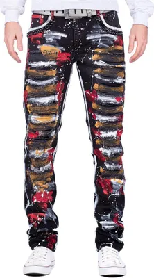 Produktbild von Cipo & Baxx Herren Jeans CD715 Schwarz W42/L34