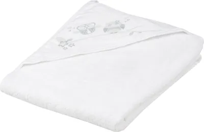 Obrázok produktu pre TEGA BABY Osuška s kapucňou Sovičky 100x100cm 100% bavlna biela