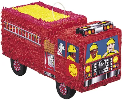 Produktbild von Pinata Geburtstag Kindergeburtstag Party Feier Motto Feuerwehrauto