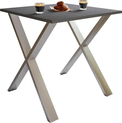 Immagine prodotto di Tavolo da pranzo in legno Premium | H. 76 x W. 80 x D. 50 cm | Tavolo da cucina Tavolo da pranzo Xona X