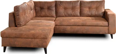 Produktbild von Best Mobilier Nordic, Ecksofa, Braun, 5 Sitz(e), Nordic, Mikrofaser, Holz