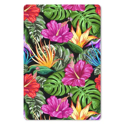 Produktbild von MuchoWow® Mauspad Mousepad Tropisch - Muster - Monstera 18x27 cm - Mousepads - Maus Mat - Pad - Mausunterlage