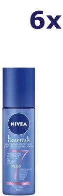 Produktbild von 6x Nivea Hairmilk Verzorgende Wonderspray Fijne Haar 200ML