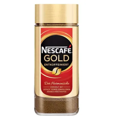 Produktbild von Nescafé Gold entkoffeiniert | löslicher Kaffee | 200g-Glas