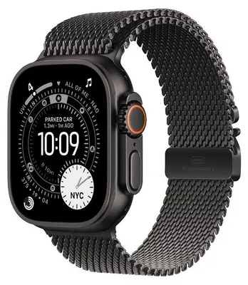 Produktbild von Apple Watch Ultra 3 Smartwatch 49mm Schwarz/Milanese S mf1n4, 1.98