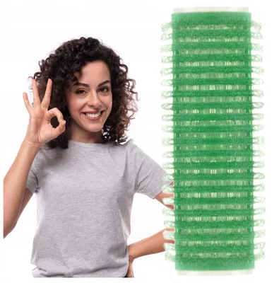 Produktbild von xhair Klett-Haarroller 20mm für Locken, 12 Stück