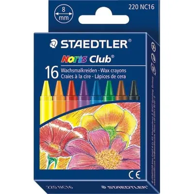 Image de Craie bougie 16 couleurs Noris Staedtler