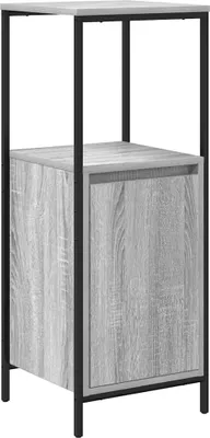 Produktbild von vidaXL Badschrank mit Regalen Grau Sonoma 36x35x95 cm