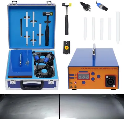 Produktbild von Auto Beulenausbeulgerät - Induktionsheizgerät 1380W - Lackfreie Dellenreparatur - Karosserie Ausbeulwerkzeug - Professionelles PDR Set