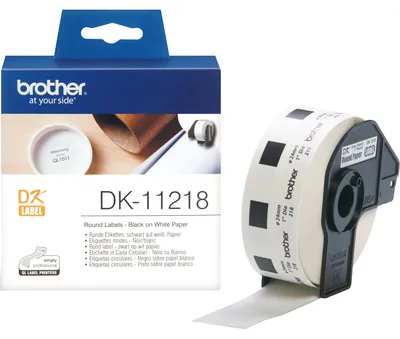 Produktbild von Brother DK-11218, Weiß, DK, Rolle, Papier, 54 x 115 x 112 mm, 174 g