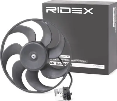 Produktbild von RIDEX 508R0103 Lüfter Motorkühlung Kühlerlüfter für OPEL ZAFIRA B (A05) Wasserkühler Ø315mm