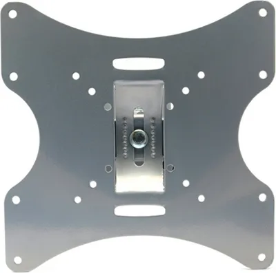 A flat lay of a TV wall mount bracket.