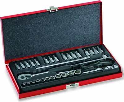Produktbild von Cimco Steckschlüssel-Satz 1/4 113104 33-tlg