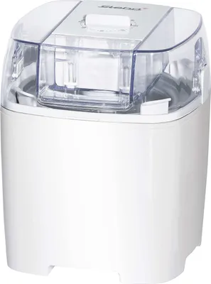 Produktbild von Eismaschine mit Isolierbehälter, 1,5 l Volumen für bis zu 20 Kugeln Eis, 30 Min. Timer, Deckel mit Nachfüllöffnung, Komplett zerlegbar