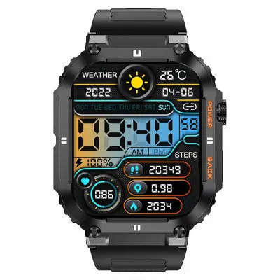 Zdjęcie produktu dla Męski smartwatch Gravity Odwuorr Czarny Jeden rozmiar
