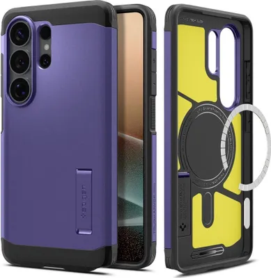 Produktbild von SPIGEN case TOUGH ARMOR kompatibel mit MagSafe passend für SAMSUNG S26 Ultra ash violet