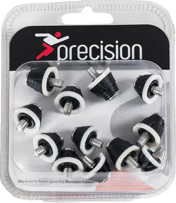 Produktbild von Precision - Fußballschuh-Stollen Premier Pro Set RD328 (Einheitsgröße) (Weiß/Schwarz)