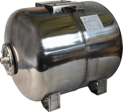 Produktbild von Edelstahl Ausdehnungsgefäß 80L Membrankessel für Hauswasserwerke und Druckerhöhungsanlagen mit EPDM Membran INOX 80 Liter