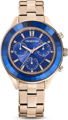 Produktbild von Swarovski Damen Uhr Octea Lux Crystal 37 mm gold, blau 5632481