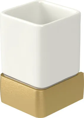 Produktbild von Zahnputzbecher HACEKA Aline gold gebürstet 1208677
