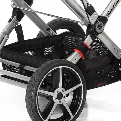 Produktbild von Hartan Kinderwagen Netzkorb Topline X Ersatzteil schwarz, passend für Modelle ab 2007