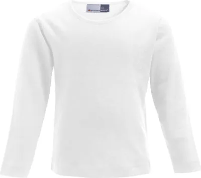 Produktbild von Langarmshirt Kinder, Weiß, 140
